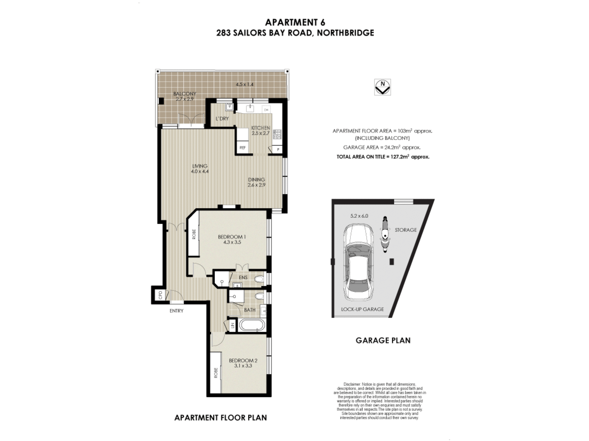 6/283 Sailors Bay Road Northbridge 6/283 Sailors Bay Road Northbridge