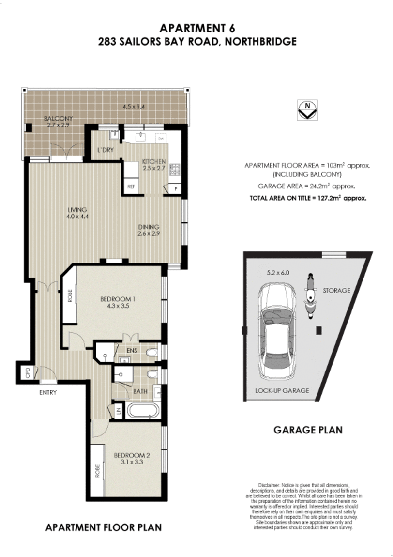 6/283 Sailors Bay Road Northbridge 6/283 Sailors Bay Road Northbridge