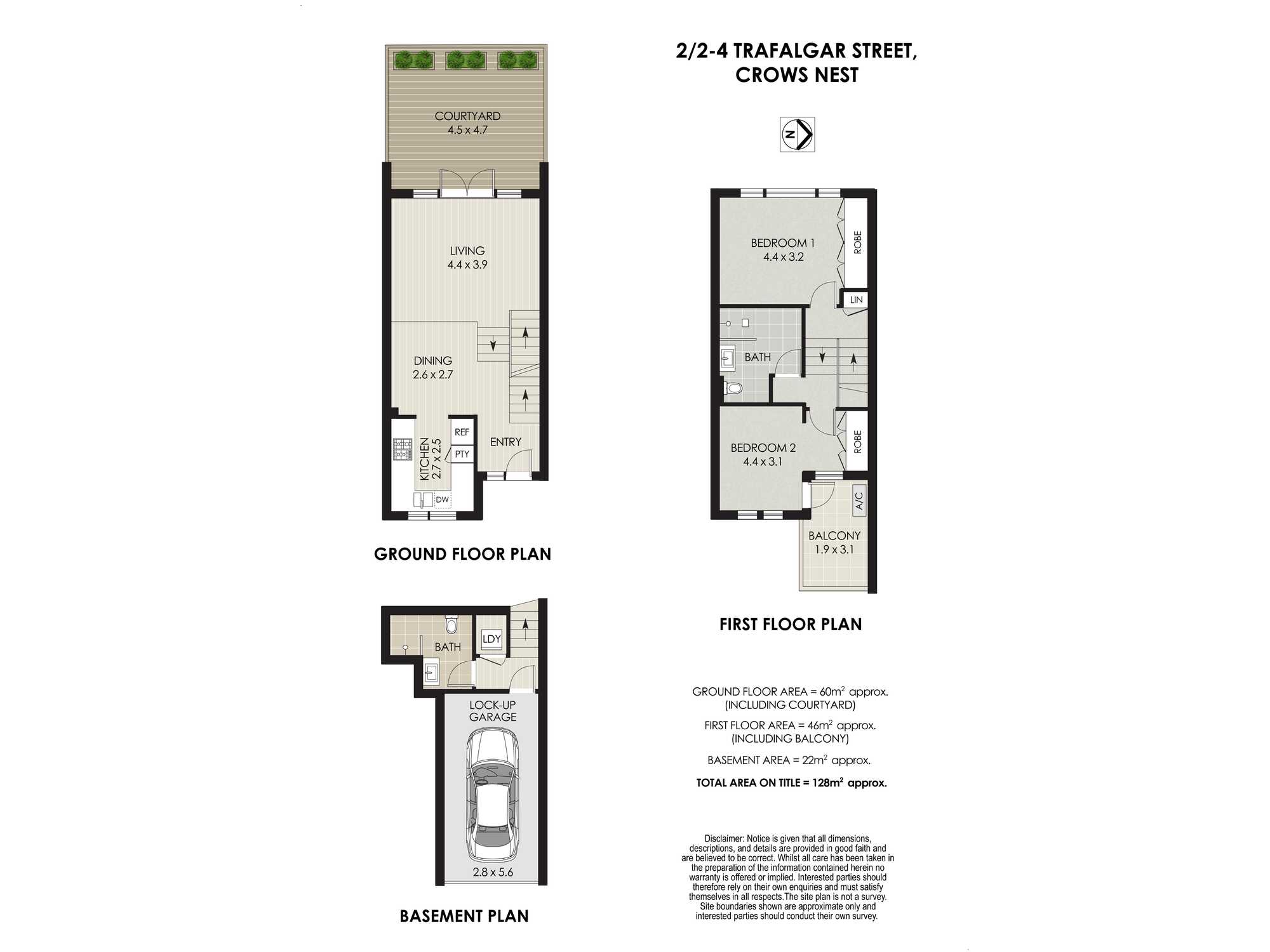 2/2-4 Trafalgar Street Crows Nest